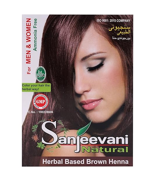 Sanjeevani Herbal Based Brown Henna - Image 2