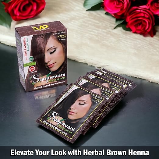 Sanjeevani Herbal Based Brown Henna - Image 4