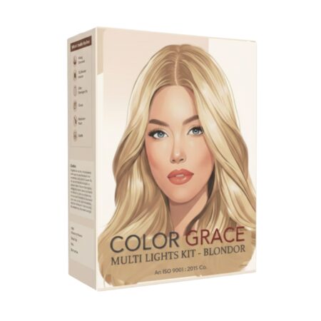 Color Grace Multi Lights Kit Blondor | Golden blonde Hair Color Powder For Women & Men