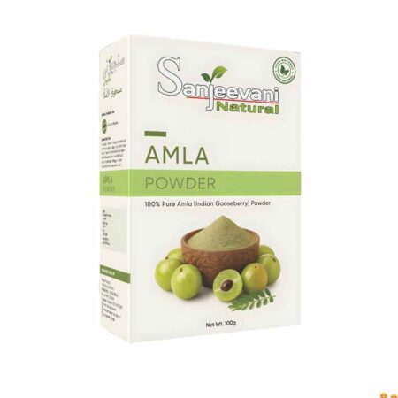 Sanjeevani Natural Amla Powder | Promotes Hair Growth Glowing Skin & Boosts Immunity | Pack of 100gm